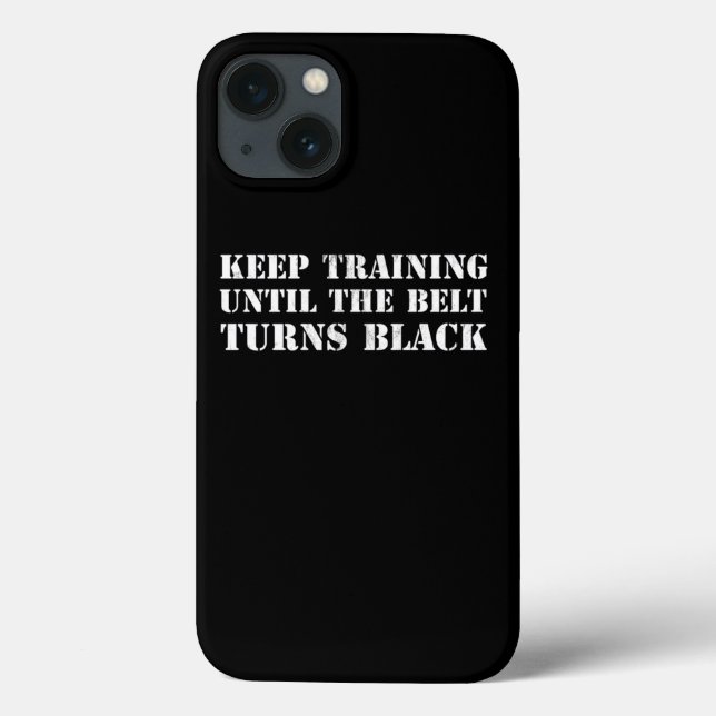 Black Belt Martial Art Training Karate Taj Kwon Do Case-Mate iPhone Hülle (Rückseite)