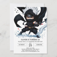Black Belt Ninja Training Kinder Geburtstag