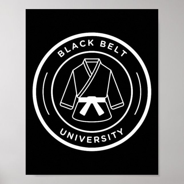 Black-Belt-Universität Poster (Vorne)