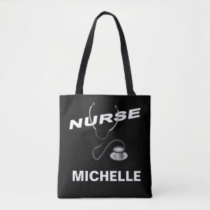 BLACK-benutzerdefinierbare Namensquelle Tasche