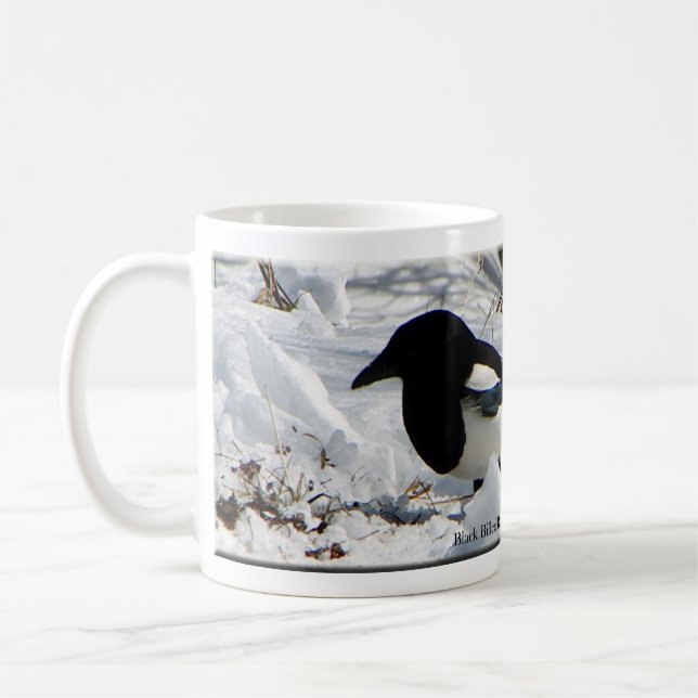 Black Billed Rocky Mountain Magpie Tasse (Links)