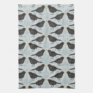 Black Bird Teetuch Geschirrtuch