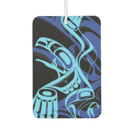 Black Blue Haida Eagle Thunder Bird Native Art Autolufterfrischer