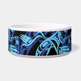 Black Blue Haida Eagle Thunder Bird Native Art Napf