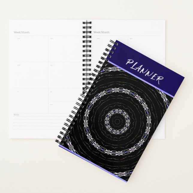 Black Blue n Silver Planner Planer (Anzeige)