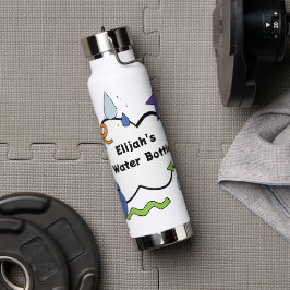 Black Blue Personal Water Flasche