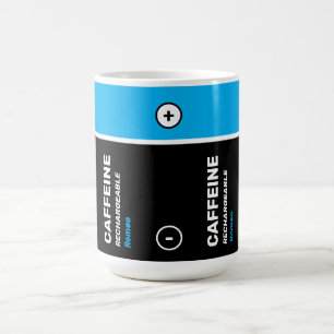Black Blue Personalisiert Coffee Recharable Tasse