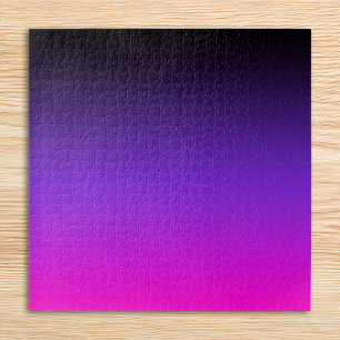 Black Blue Violet und Neon Pink Ombre