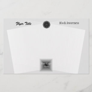 Black Blume Ribbon von Kenneth Yoncich Flyer