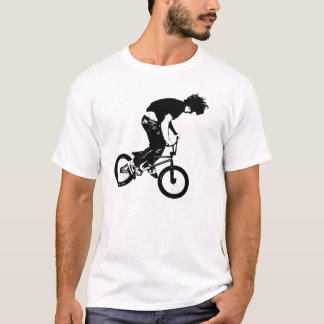 Black BMX Rider Graphic T Shirt/Hoodie T-Shirt