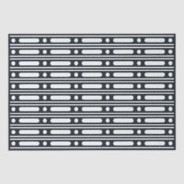 Black Bone Inlay Dots Border Decoupage Paper Seidenpapier
