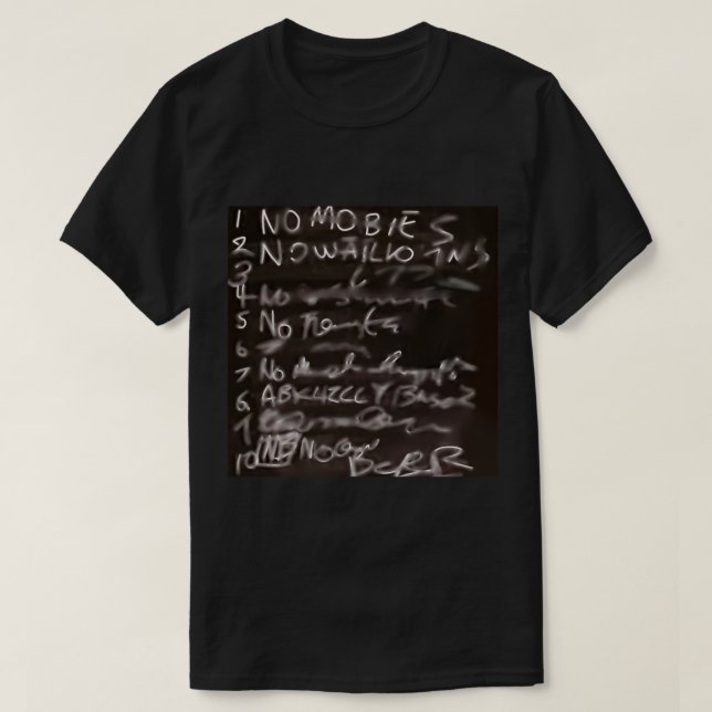 Black Books Blackboard T-Shirt (Design vorne)