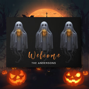 Black Boos & Brews Geist Halloween Fußmatte