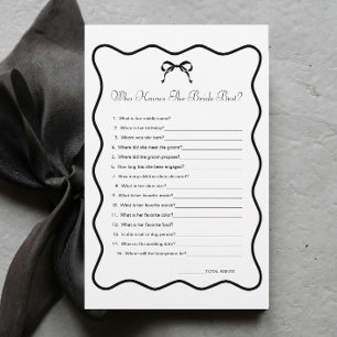 Black Bow Brautparty, das Bride Game kennt