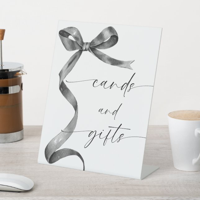 Black Bow Cards und Geschenke Sockelschild (In SItu)