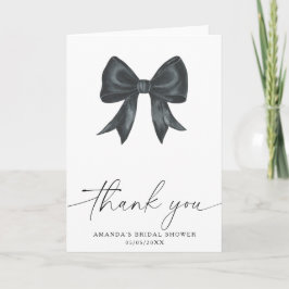 Black Bow Danke Brautparty