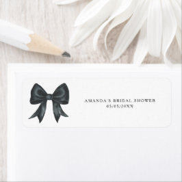 Black Bow Danke Brautparty