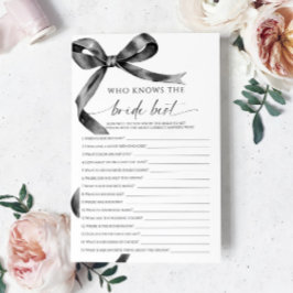 Black Bow, der das beste Spiel der Braut kennt