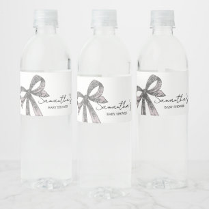 Black Bow Halloween Baby Dusche Wasserflasche Etik