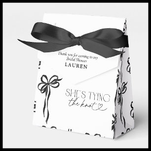 Black Bow - ihre Hochzeits-Überraschungsparty Geschenkschachtel