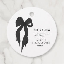 Black Bow Sie bindet das Brautparty des Knotens