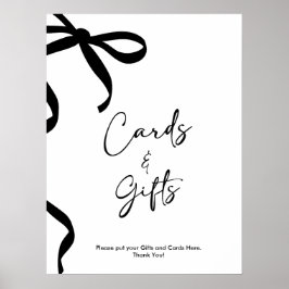 Black Bow Sie bindet das Brautparty des Knotens Poster