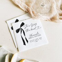 Black Bow Sie bindet das Brautparty des Knotens