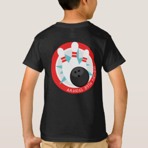 Black Bowling Event-Shirt + Name auf der Vordertaf T-Shirt