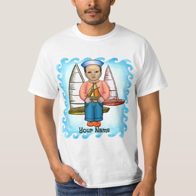 Black Boy Sailor T-Shirt (Vorderseite)