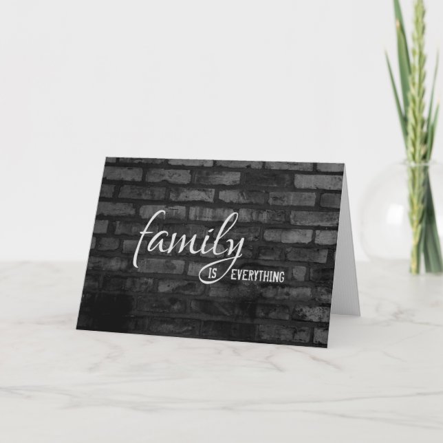 Black Brick Birthday for Son-in-law card Karte (Vorderseite)