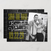 Black Brick Save the Date