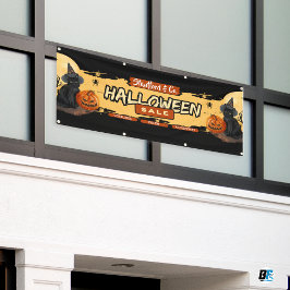 Black & Brown - Moderner Halloween-Verkauf - Shop Banner