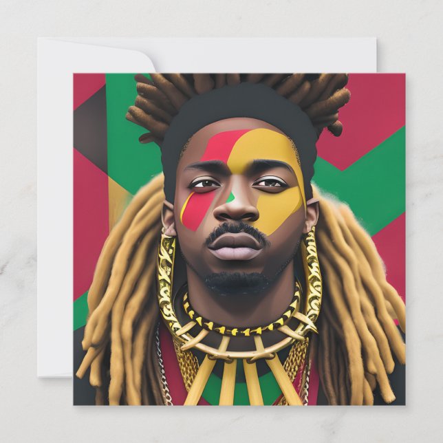 Black Bruh African American Man Juneteenth King (Vorderseite)