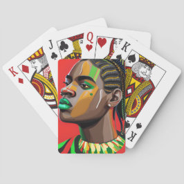 Black Bruh Melanin Vater Juneteenth King African S Spielkarten
