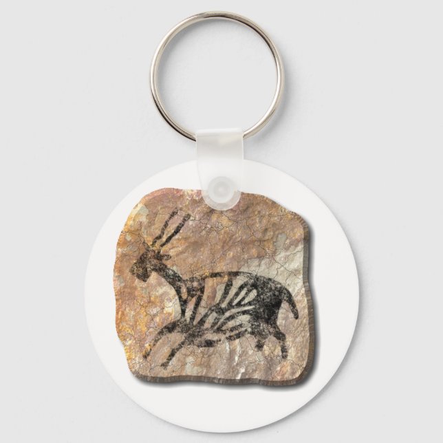 Black Buck - Stein Schlüsselanhänger (Vorderseite)
