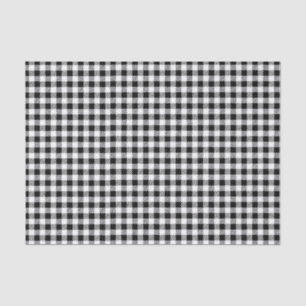 Black Buffalo Kariert Minimal Einfaches Karo Seidenpapier