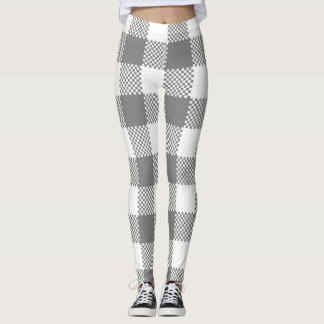 Black Buffalo Kariertes Muster Weihnachts-Leggings Leggings