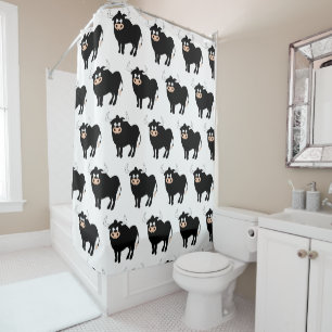 Black Bull Design Duschvorhang