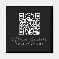 BLACK Business REAL ANWESEN Magnet mit QR CODE