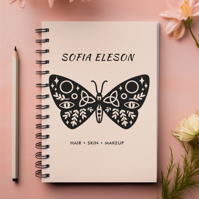 Black Butterfly & Blush Pink Business Termin Planer (Von Creator hochgeladen)