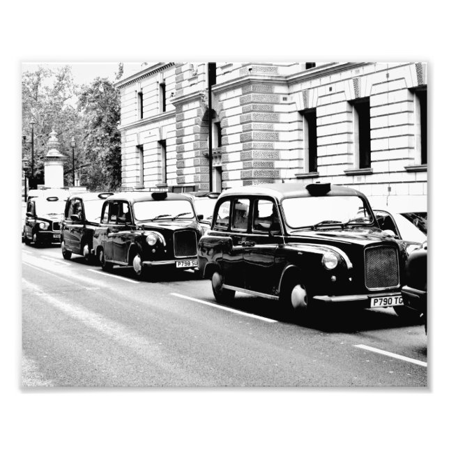 Black Cabs London Fotodruck (Vorne)