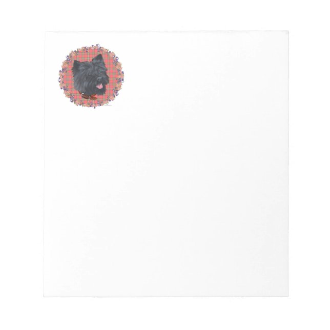 Black Cairn Head Study Notizblock (Vorderseite)