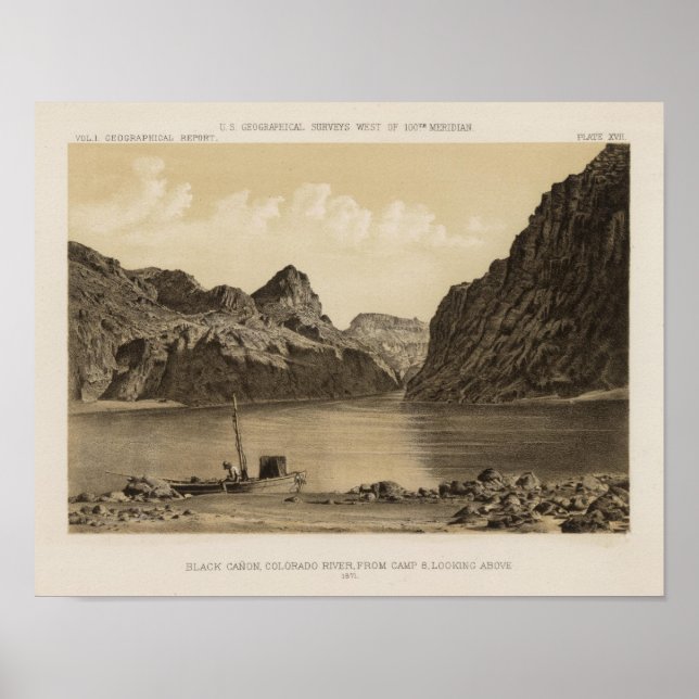 Black Canon, Colorado River Poster (Vorne)