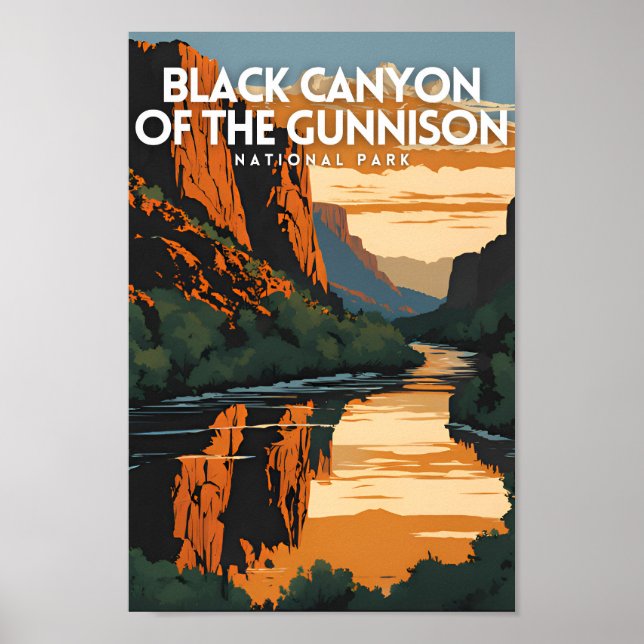 Black Canyon des Gunnison National Park PS Poster (Vorne)