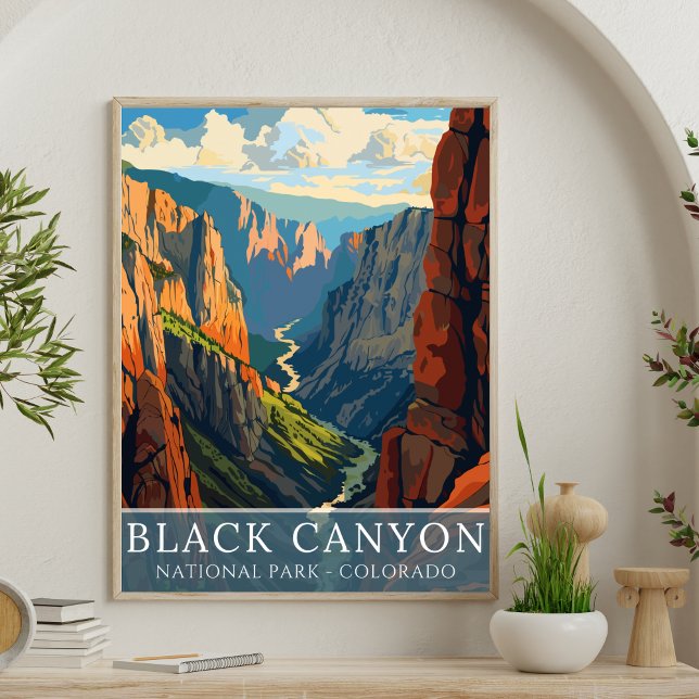 Black Canyon National Park  – Colorado Scenic Poster (Von Creator hochgeladen)