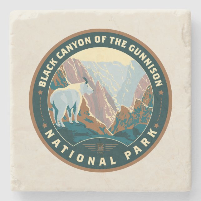 Black Canyon National Park Steinuntersetzer (Vorderseite)