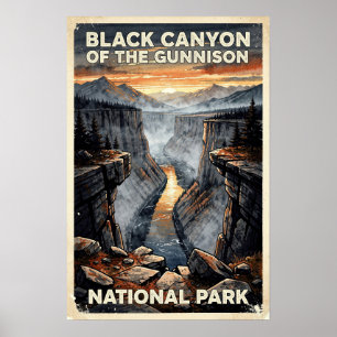 Black Canyon of the Gunnison Nationalpark Poster
