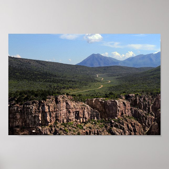 Black Canyon Road in Colorado Poster (Vorne)
