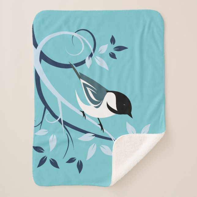 Black Capped Chickadee Sherpadecke (Vorderseite)
