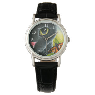 Black Cat 555 Butterfly Armbanduhr